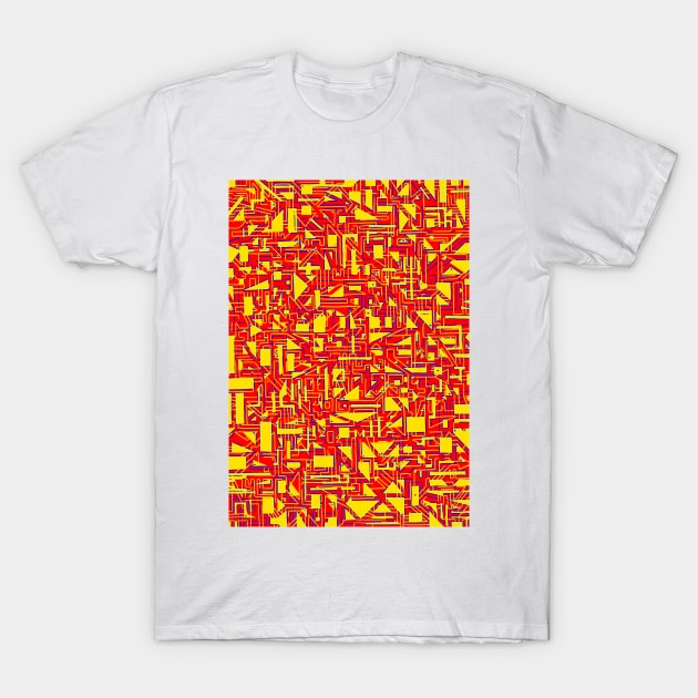 Mazetract Blocks T-Shirt by matjackson